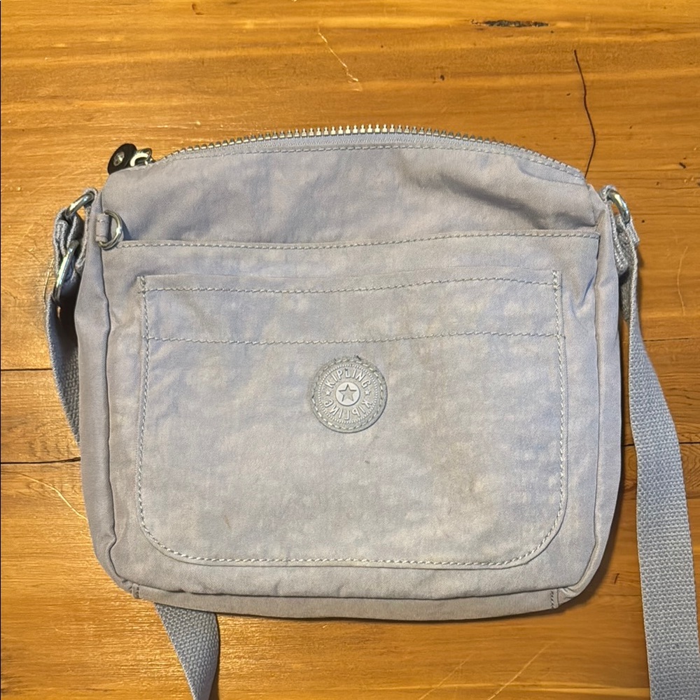 Kipling Blue Crossbody Bag with Adjustable Strap